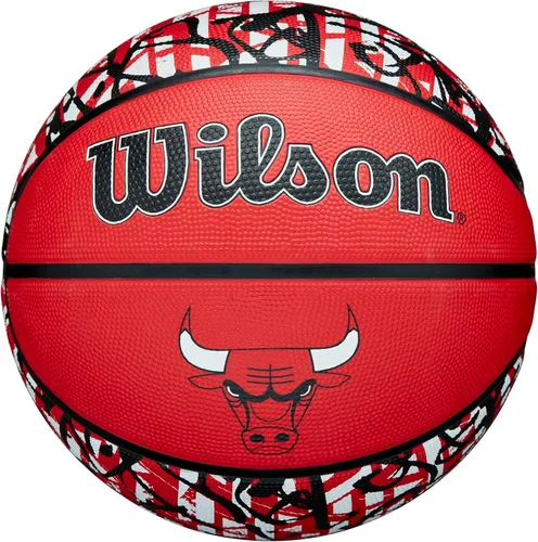 Miniatura 35 de Wilson NBA Team Balones de baloncesto con diseño de grafiti - Talla 7 - 29.5