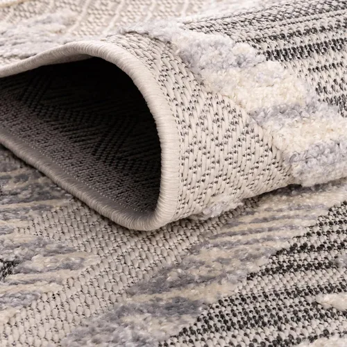 Miniatura 6 de Unique Loom Arlo Collection - Alfombra Kai (rectangular 2' 0" x 3' 0", beige arenoso/gris)