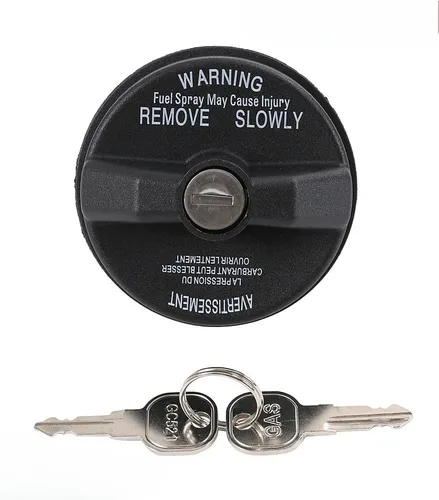 Miniatura 3 de Tapa de combustible de gas con bloqueo compatible con Chrysler Jeep Dodge Ram 5278655AB 2001-2021