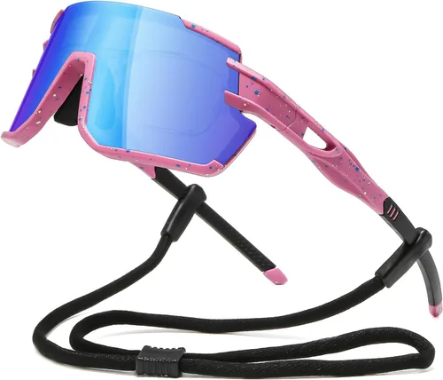 Miniatura 20 de Gafas de Sol Polarizadas para Ciclismo para Hombres y Mujeres con Protección UV con Clip para Miopía para Béisbol, Ciclismo, Carrera, MTB
