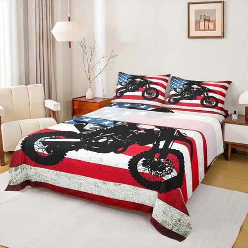 Miniatura 26 de Erosebridal Juego de sábanas y fundas de almohada para niños, diseño de camión de bomberos, color rojo, brillante, para maquinaria, camiones