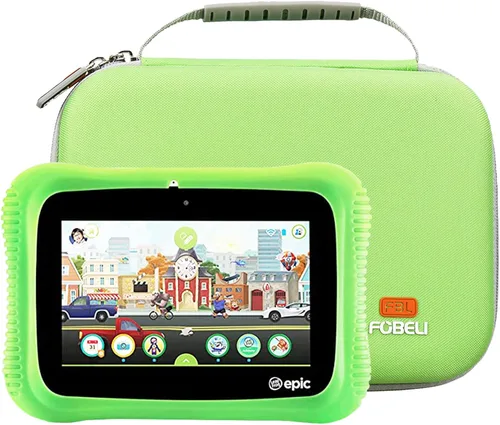 Miniatura 7 de FBLFOBELI Funda rígida para tableta infantil Leapfrog Epic Academy Edition con pantalla táctil de 7 pulgadas (solo funda)