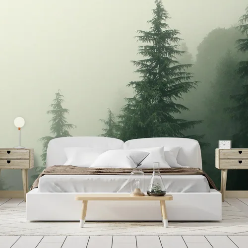 Miniatura 122 de SIGNFORD - Papel tapiz de diseño de bosque, removible para dormitorio o sala de estar, 100 x 144 pulgadas Bosque1-1911-m17