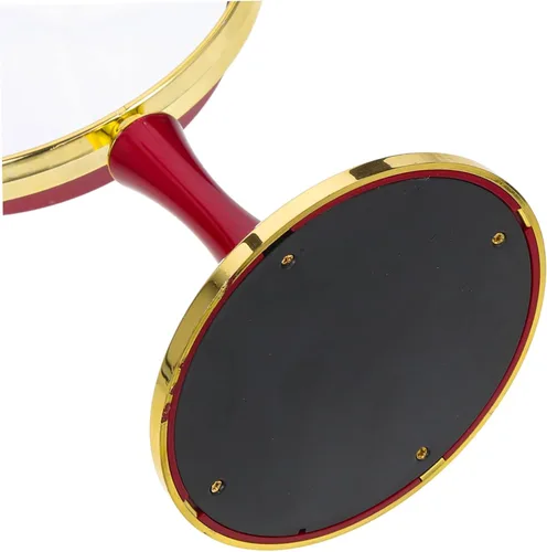 Miniatura 9 de Homoyoyo Espejo de maquillaje con aumento Espejo de escritorio Espejo de maquillaje Lupa Miss Simple Acero inoxidable Tocador Espejo Interior Chica
