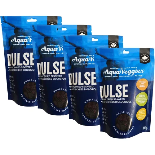 Miniatura 13 de Aqua Veggies Organic Atlantic Dulse Flakes grandes de 2 onzas, cosechadas a mano, secado al sol, Bahía de Fundy, excelente fuente de vitaminas B6