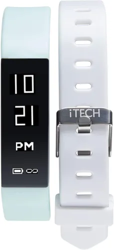 ITECH Monitor de actividad deportiva, podómetro, monitor de frecuencia auditiva, monitor de sueño, contador de calorías para mujeres y hombres,