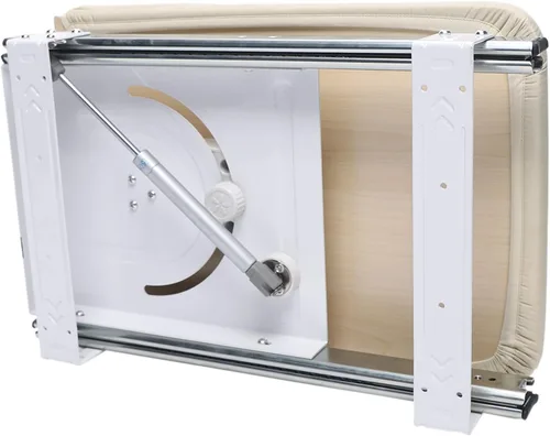 Miniatura 5 de Tabla de planchar retráctil, rotación de 180°, mesa de planchar extraíble fácil de instalar, estación de planchado plegable para lavandería