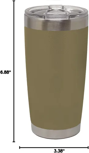 Miniatura 6 de LaserGram Vaso aislado al vacío de 20 onzas, bola de boliche y alfileres, grabado personalizado incluido (negro)