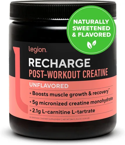 Miniatura 12 de Legion Suplemento para después del entrenamiento, bebida natural para construir músculos y recuperación con monohidrato de creatina micronizada.