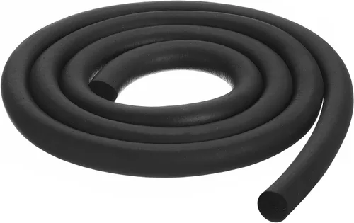 Miniatura 20 de uxcell Tira de sellado de goma de espuma, 0.197 in (13/64 pulgadas) de diámetro, 23.0 ft (22.96 pies) de caucho EPDM redondo largo para juntas