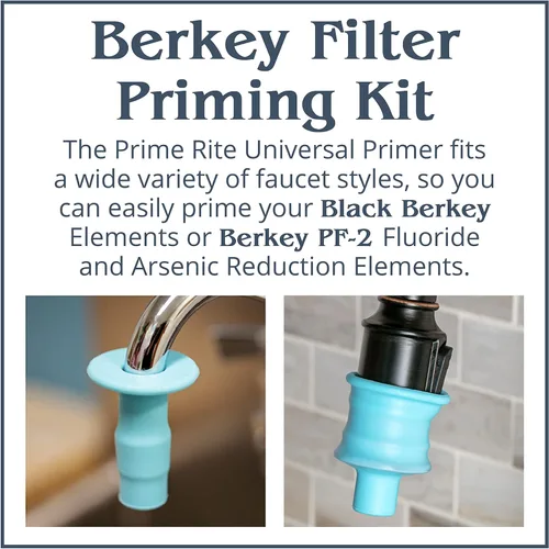 Miniatura 3 de Berkey Kit de cebado de filtro para uso con sistemas de filtración de agua alimentados por gravedad Berkey