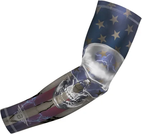 Miniatura 15 de Bucwild Sports Flag Compression Arm Sleeve - Perfect for Baseball Basketball Football - Youth & Adult Sizes