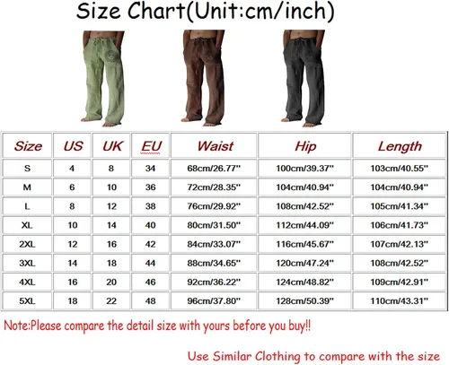Miniatura 4 de Pantalones para hombre de ajuste relajado para hombre, ajuste relajado, moda al aire libre, básicos, casuales, sueltos, transpirables, de secado