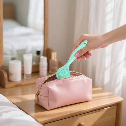 Miniatura 8 de Paquete de 2 cepillos exfoliantes de silicona para la cara, cepillo manual de limpieza facial manual, limpiador de puntos negros, cerdas suaves