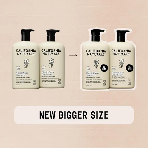 Miniatura 3 de California Naturals - Champú y acondicionador de coco, natural, vegano, sin crueldad, siliconas, parabenos y sulfatos, para todo tipo de cabello, 20