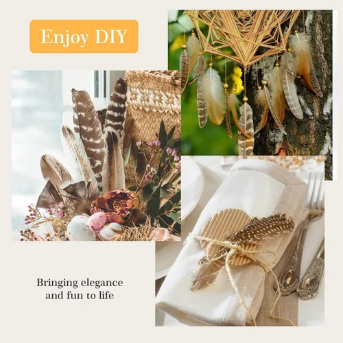 Miniatura 2 de 12 plumas de águila, plumas de águila con toque de la naturaleza, de 6 a 8 pulgadas para manualidades, decoración de fiesta en el hogar, decoración