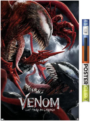 Miniatura 16 de Trends International Marvel Venom: Let There be Carnage - Póster de pared de batalla de una hoja, 14.725 x 22.375 pulgadas, versión enmarcada