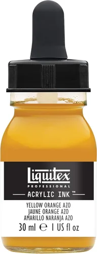 Miniatura 58 de Liquitex - Pintura acrílica profesional INK! Jarro de 1 onza, color blanco de titanio Bronce Rico Iridiscente