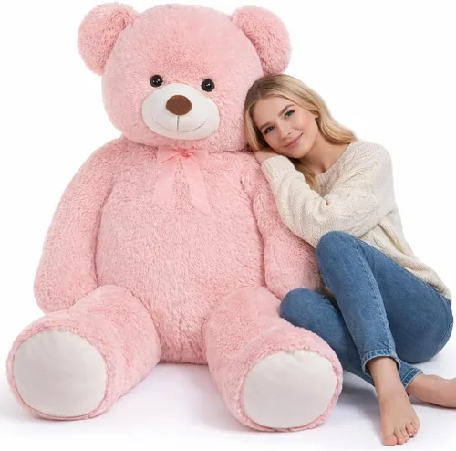 Miniatura 24 de HollyHOME - Oso de peluche gigante, animales de peluche de 36 pulgadas, color lago azul Azul lago