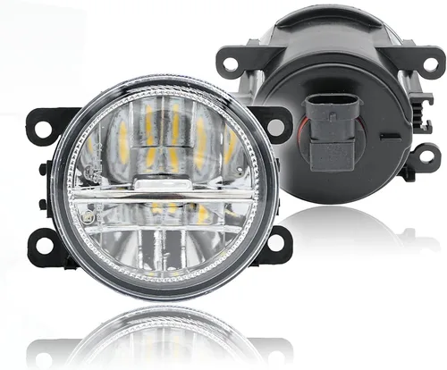 Par de lámparas LED de luz antiniebla para parachoques delanteros con lentes transparentes y tornillos para Ford Explorer 2011-2015 para Subaru