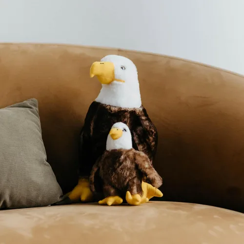 Miniatura 6 de The Petting Zoo - Peluche de águila calva, juguete de peluche, regalos para niños, colección Wild Onez Babiez Animales del Zoológico, juguete