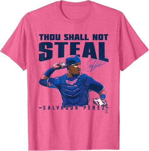 Miniatura 3 de Salvador Perez Thou Shall Not Steal - Camiseta, gris, S