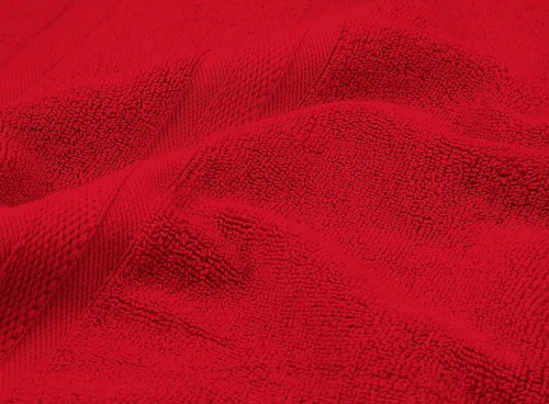 Miniatura 2 de Towel and Linen - Juego de toallas Mart color borgoña, 2 toallas de baño, 2 toallas de mano y 4 paños de 2 capas de baja torsión de 600 GSM, hilado