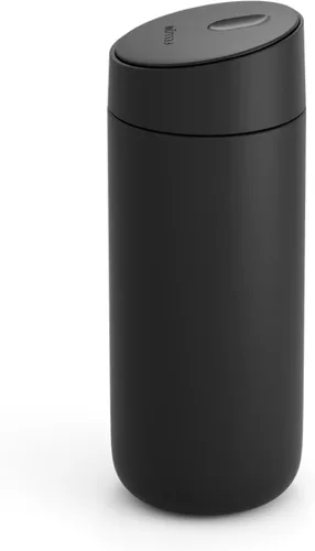 Miniatura 15 de Fellow Taza de viaje Carter Slide de 16 onzas, tapa deslizante con una sola mano, vaso de acero inoxidable aislado al vacío con interior de cerámica
