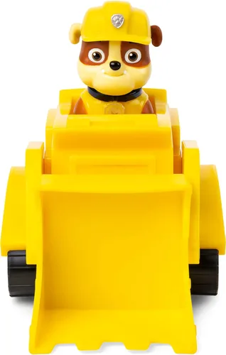 Miniatura 5 de PAW Patrol, Rubble's Bulldozer Vehículo con figura coleccionable, para niños de 3 años en adelante Vehículo de Rubble