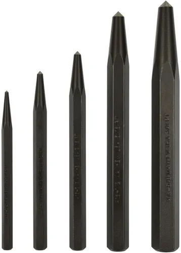 Miniatura 10 de Mayhew Tools 24000 Punzón central, 3/32" - 2.5 mm x 4", acabado de óxido negro