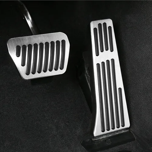 Miniatura 12 de Jaronx Compatible con cubiertas de pedal BMW, sin rotura de taladro, cubierta antideslizante de gas
