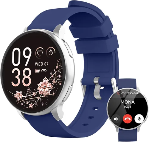 Reloj inteligente Blintok para hombres y mujeres, rastreador de fitness con más de 100 modos deportivos, rastreadores de actividad para iOS/Android,