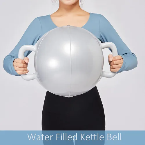 Miniatura 7 de Campana de hervidor de agua con peso ajustable, pelota de fitness de PVC, gimnasio en casa, equipo de yoga para hombres y mujeres