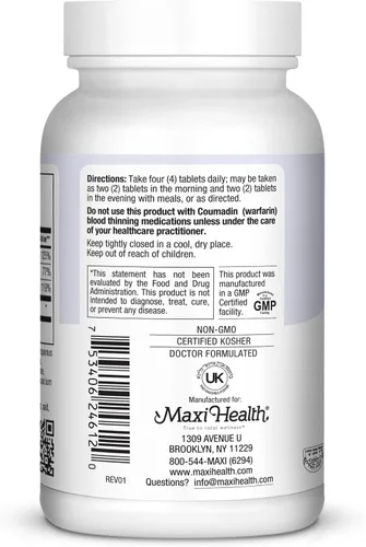 Miniatura 2 de Calcio 4 en 1 1000 mg con vitamina D3 - Suplemento de calcio para mujeres y hombres con vitamina K2 D3 1000 UI - Citrato de calcio extra fuerte
