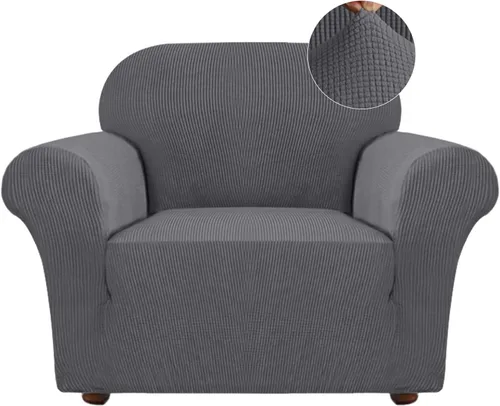 Miniatura 22 de Turquoize Funda elástica para silla reclinable, funda para sofá reclinable, funda de sofá de 1 pieza con bolsillo lateral, funda protectora