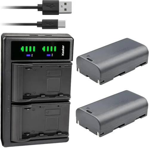 Miniatura 2 de Kastar Cargador de batería USB LTD2 compatible con Huepar 603CG/603CR, 603CG-BT 3D, 603BT-H 3D Bluetooth Conectividad Green Beam, DT03CG
