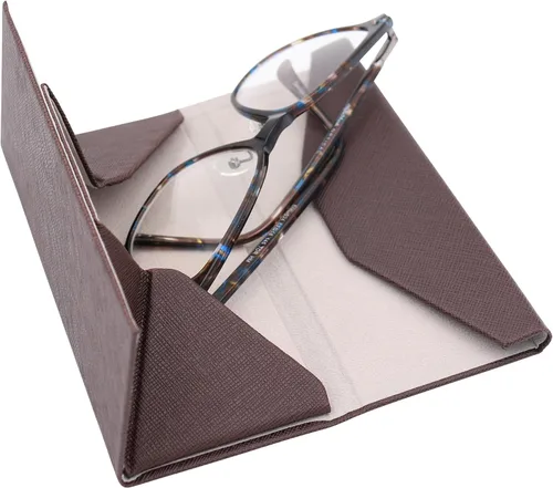 Miniatura 151 de Real Sic Funda para lentes de sol para hombres y mujeres, soporte magnético plegable para lentes de sol, inspirado en el color sólido