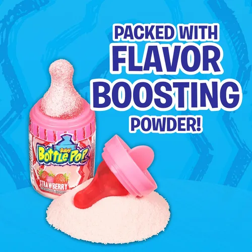 Miniatura 4 de Baby Bottle Pop - Piruletas con polvo de inmersión en sabores surtidos, 18 piezas, 1.1 onzas