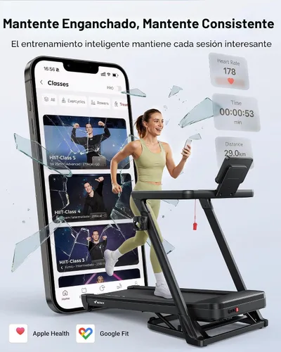 Miniatura 8 de MERACH Treadmill with 15/18% Auto Incline, 55"/47"x18"/19" Wide Belt Treadmills, 0.5-8.7MPH/10MPH 3.5HP Brushless Incline Treadmill for Home, 350LBS