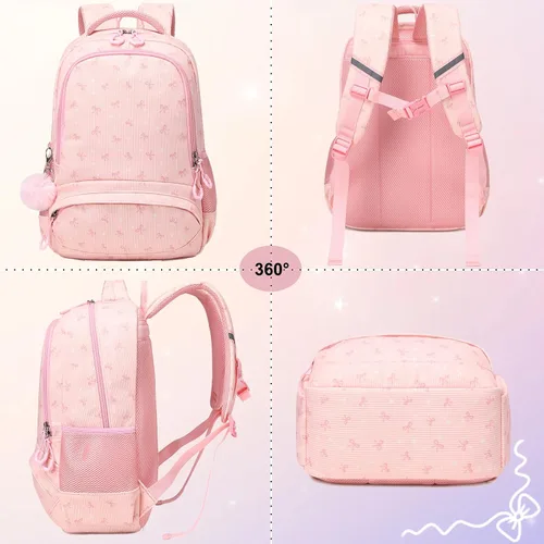 Miniatura 63 de Juego de mochila para niñas con diseño de unicornio, mochila escolar para niños, mochila para libros para niñas, set 3 en 1, regreso a clases