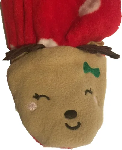 Miniatura 3 de Carters Infant Girls Red Dot Fleece Reindeer Sleeper Holiday Sleep & Play