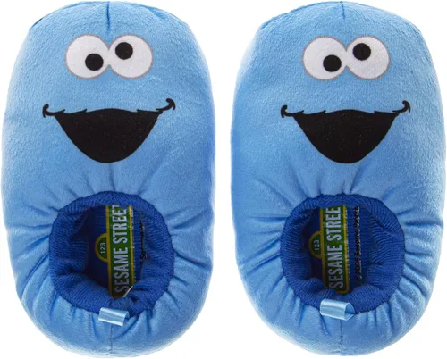 Miniatura 43 de Sesame Street Elmo Cookie Monster - Calcetines para niños y niñas (infantil/niño pequeño)