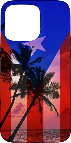 Miniatura 30 de iPhone 11 Tropical Ocean Vibes Bandera de Puerto Rico - Funda del Orgullo Puertorriqueño