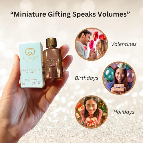 Miniatura 6 de Gucci Perfume Guilty para mujer Eau De Parfum Intense Mini Perfume Splash 0.16 Fl Oz