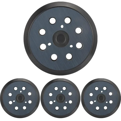Miniatura 12 de Paquete de 2 almohadillas de lijadora de repuesto de 5 pulgadas y 8 agujeros compatibles con lijadora orbital Makita BO5010 BO5030K BO5031K BO5041K