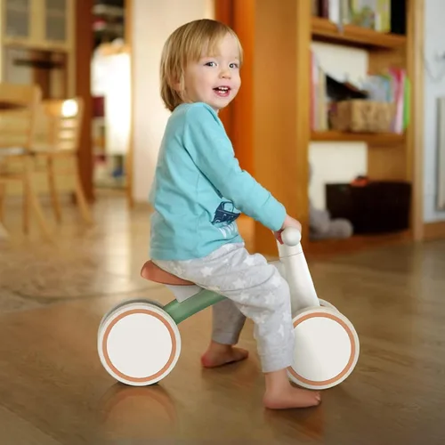 Miniatura 9 de SEREED - Bicicleta de equilibrio para bebés de 1 año, niños y niñas de 12 a 24 meses, primera bicicleta para niños de 4 ruedas, regalos de primer