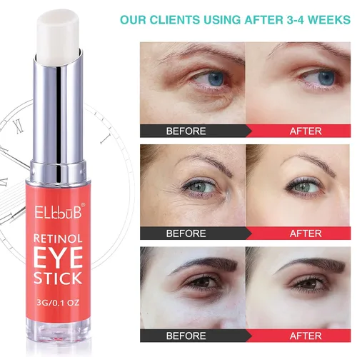 Miniatura 6 de Eye Stick - Crema antiarrugas para ojos hinchados, ojeras, bolsas de ojos, patas de gallo, arrugas, reduce las arrugas de la piel flácida de ojos