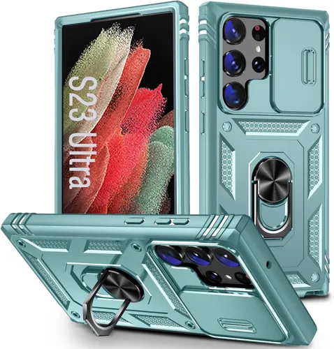 Miniatura 54 de Funda para Galaxy S22 Ultra, a prueba de golpes, resistente a los impactos con lente deslizante Funda protectora para Samsung Galaxy S22 Ultra 4G/5G