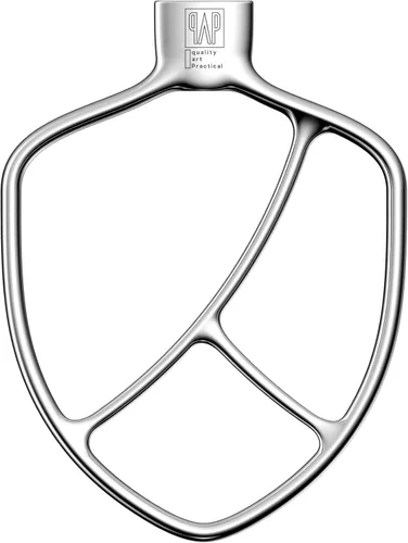 Miniatura 12 de Batidor plano de repuesto para batidoras KitchenAid de 5 más/6 cuartos con soporte de elevación de tazón/Accesorios de paleta de acero inoxidable