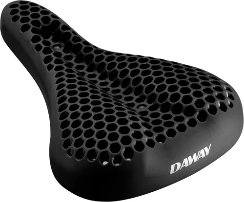 DAWAY - Funda cómoda para asiento de bicicleta - Cojín acolchado de gel de silicona y espuma viscoelástica para asiento de bicicleta para hombres y
